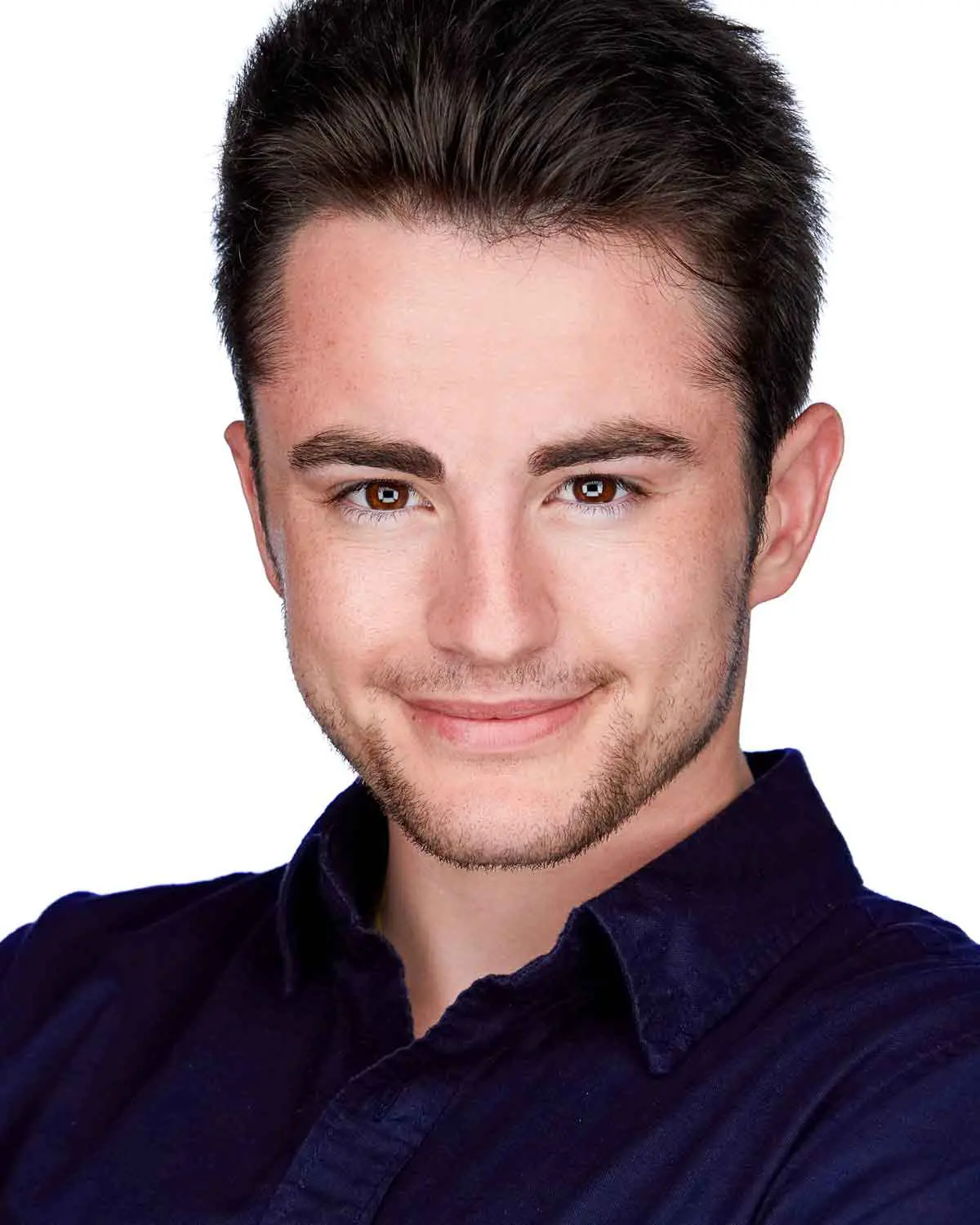 Portrait professionnel homme en veste sur fond clair